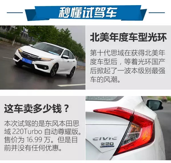 憑什么叫神車？ 本田思域220Turbo試駕